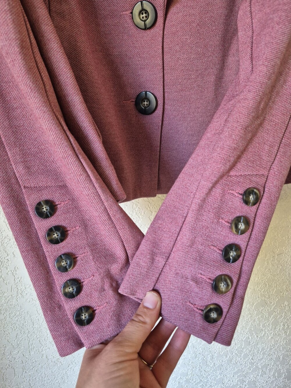 NWOT CABI Applaud Mauve Pink Blazer Jacket Womens Size 8 - Picture 6 of 9